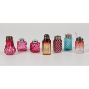 Glass Sugar Shakers and Muffineers, Plus
