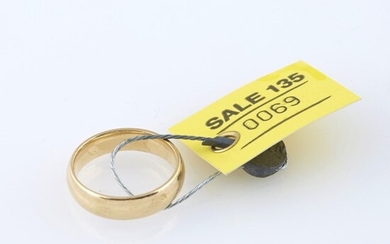 Gold Wedding Ring, 14K 5 dwt.