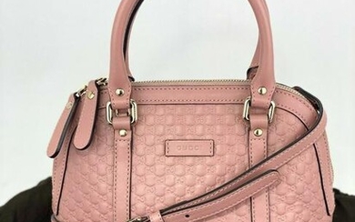 Gucci 449654 Microguccissima Mini Dome Pink Leather