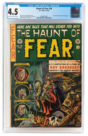HAUNT OF FEAR #18 * CGC 4.5 * Ingels OLD WITCH Cover