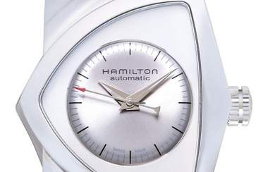 Hamilton Ventura H24515581 - Ventura Automatic Green Dial Stainless Steel Ladies Watch