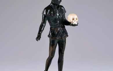 Hamlet, prince du Danemark, et le crâne de Yorick.