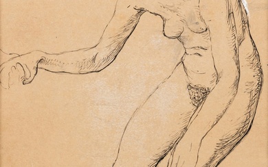 Henri LEBASQUE (1865-1937) Female nude Ink... - Lot 169 - Varenne Enchères