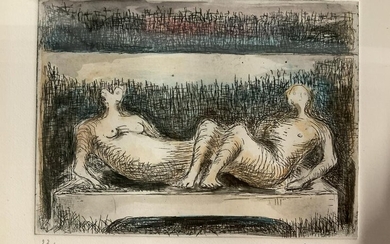 Henry Moore Signed Ltd Ed Lithograph