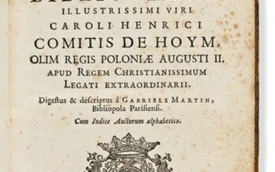 Hoym, Karl Heinrich, Graf von (1694-1736) Catalogus