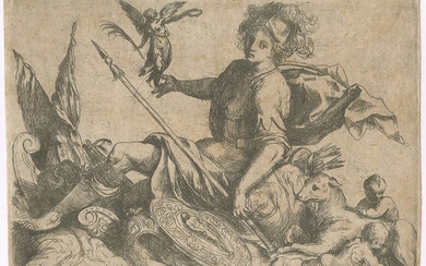 Jacopo Palma il Giovane (1544-1628) The tutelary deity of Rome...