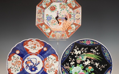 Japan, three various porcelain dishes, 19th/ 20th century