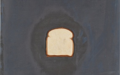 Jasper Johns Bread, from Lead Reliefs