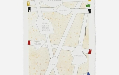 Jasper Johns, Sketch from Untitled I