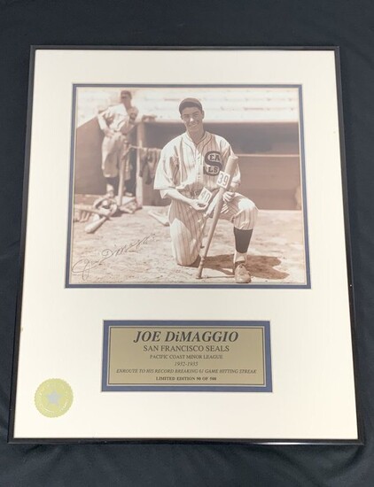 Joe DiMaggio Autographed Photograph