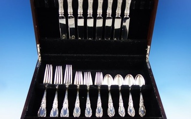 King Richard by Towle Sterling Silver Flatware Set 8 Service 37 Pcs Dinner Size