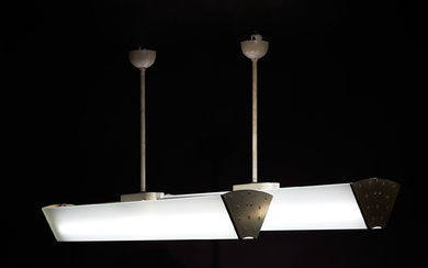 LISA JOHANSSON-PAPE. FLUORESCENT LIGHTING, a pair, Orno, model 521, Stockmann Orno 1940s.