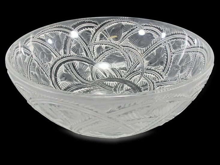Lalique, France crystal bowl