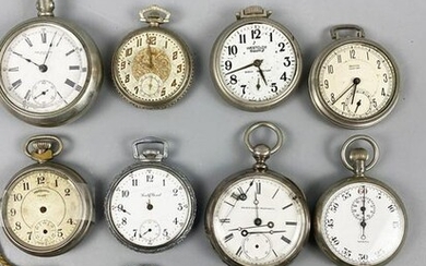 Large Lot of Antique Pocket Watches