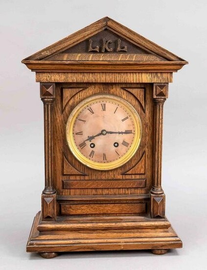 Lenzkirch table clock, wood, m