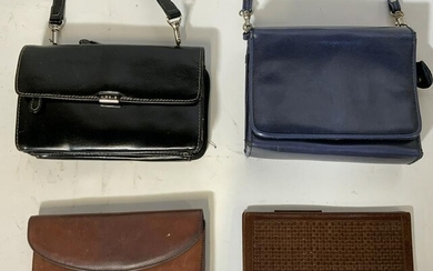 Lot 4 Leather Handbags & Wallets