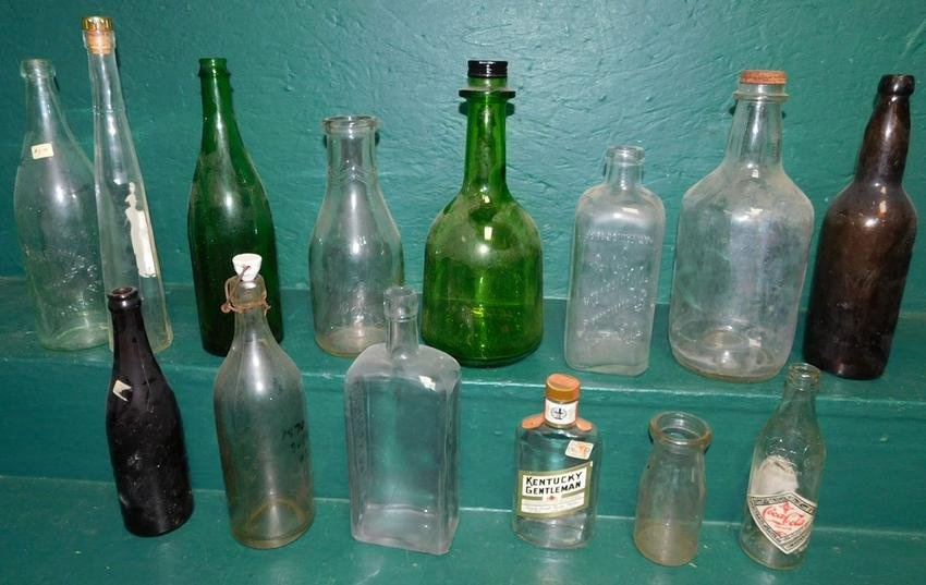 Lot Vintage Bottles