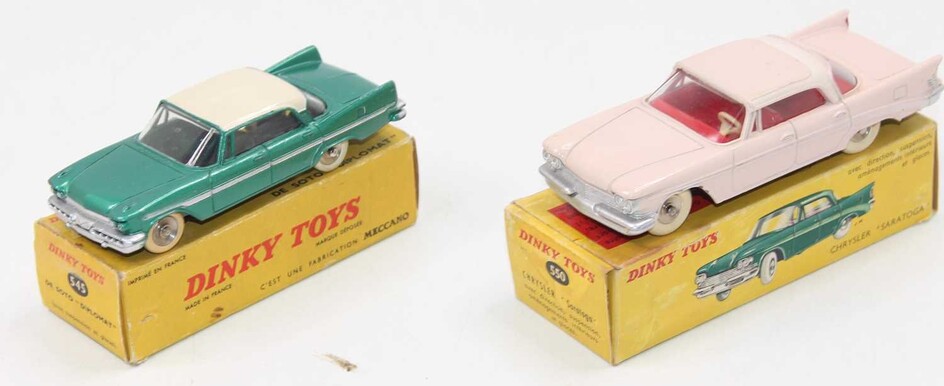 Lot details A French Dinky Toys boxed diecast group,...
