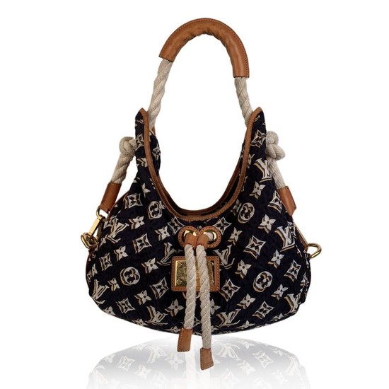 Louis Vuitton - Limited Edition Navy Cruise Bulles MM Hobo Bag Shoulder bag