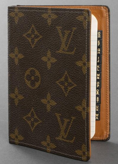 Louis Vuitton Monogram Canvas Address Book