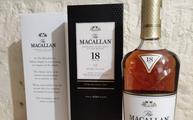 Macallan 18 years old Sherry Oak Cask 2022 Release - Original bottling - 700ml