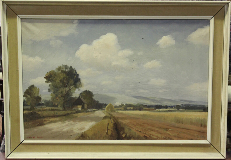 Marcus Ford - 'Summer, the South Downs', 20th century oil on canvas, signed recto, titled