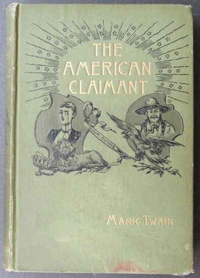 Mark Twain, American Claimant, 1st Edition 1892, illustrated by Beard