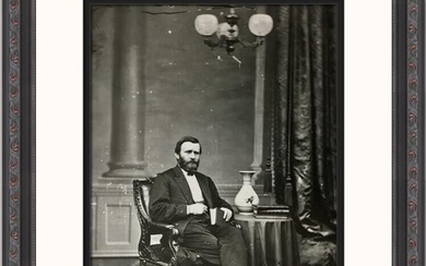 Mathew Brady President Ulysses S Grant Custom Framed Print