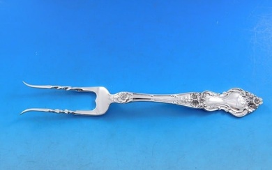 Meadow Rose by Wallace Sterling Silver Baked Potato Fork Custom Made 7 1/4"