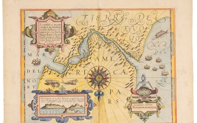 Mercator map of Magellan Straight