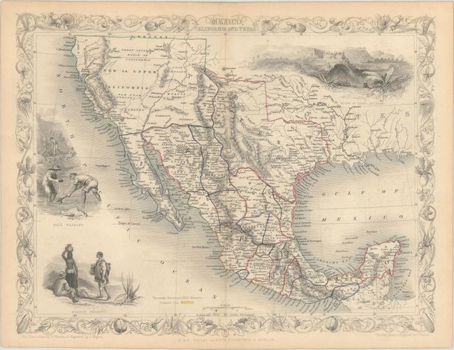 "Mexico, California and Texas", Tallis, John
