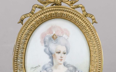 Miniature, France, 19th century, p