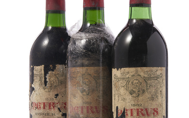 Mixed Petrus 1982-1990 3 Bottles (75cl) per lot