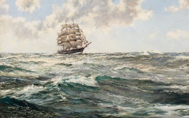 Montague Dawson (British, 1890-1973) Mighty Ocean