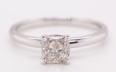 NO RESERVE PRICE - 18 kt. White gold - Ring - 0.50 ct Diamond
