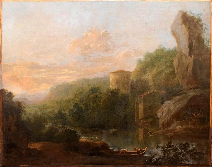 Old Master Italian Landscape Attributed to Marco Ricci