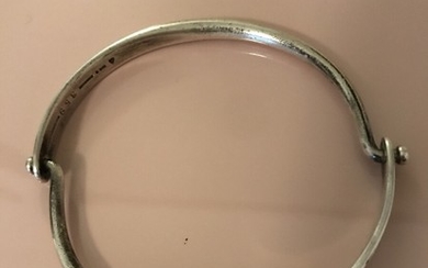 Ole Bent Petersen, A. Michelsen: A sterling silver bracelet, design No. 359. Diam. 7 cm.