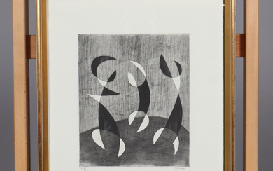 PIERRE OLOFSSON. ETCHING, signed, numbered 202/260.