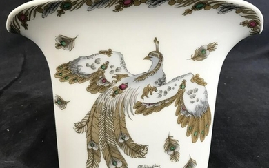 Painted HUTSCHEN REUTHER Porcelain Vase