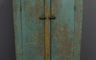 Painted Two-Door Cupboard