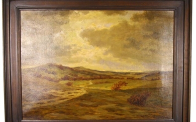 Paintings, engravings, etc. - Bernard Antoine van Beek (1875-1941), dune landscape, oil on canvas, signed - 50 x 75 cm