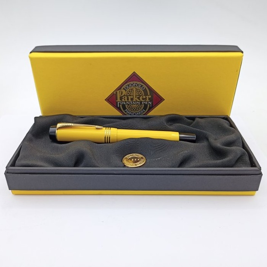 Parker - Duofold Centenial - Yellow mandarin limited edition - Fountain pen