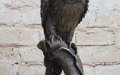 Parrot Bird Bronze Sculpture
