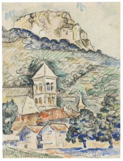 Paul Signac (1863-1935), Sallanches, La dent de Warens