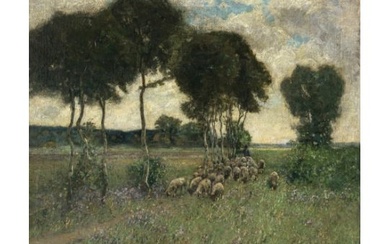 Peter Paul Müller - Clouds drifting over the herd