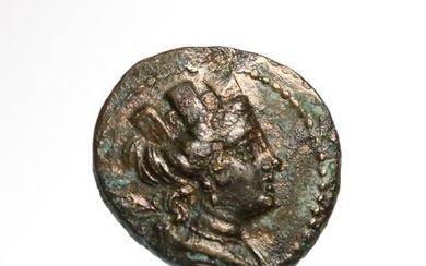 Phoenicia, Arados Bronze Coin "Tyche & Poseidon , c.