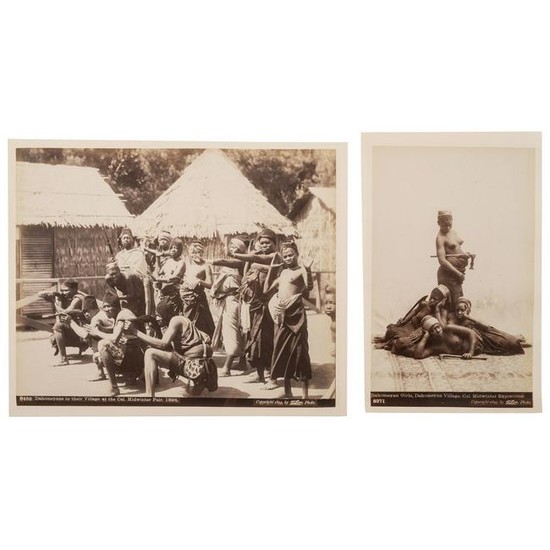 Photographs of Dahomeyans at the California Midwinter