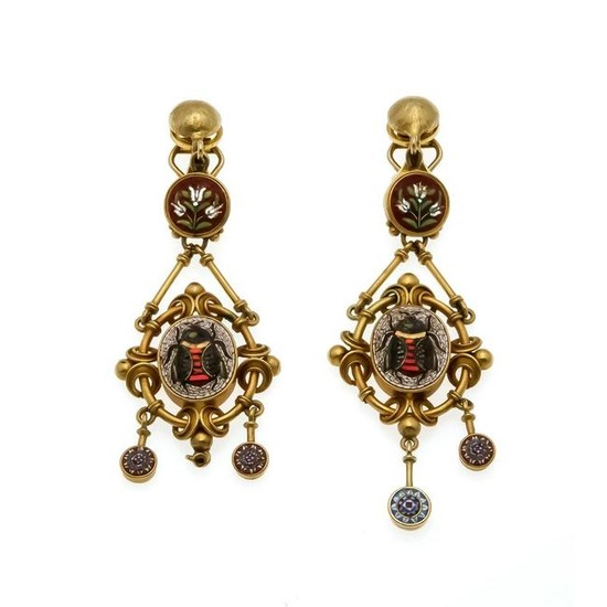 Pietra Dura earrings GG 7
