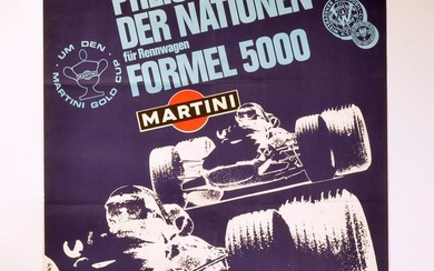 Plakat, Martini, Hockenheim
