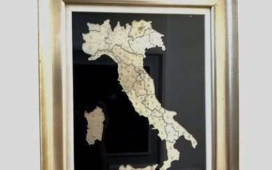 Puzzle Italian Regions - .925 silver - Italy - Second half 20th century